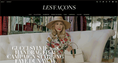 Desktop Screenshot of lesfacons.com